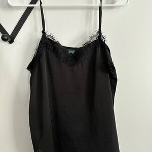 Wild Fable Black Lace Cami Top